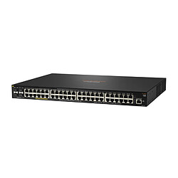 HP Aruba, a Hewlett Packard Enterprise company JL557A commutateur réseau Géré L3 Gigabit Ethernet (10/100/1000) Noir Connexion Ethernet, supportant l'alimentation via ce port (PoE)