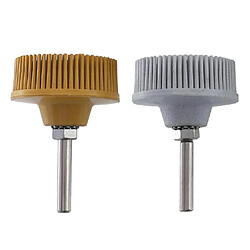 polissage ébavurage roue caoutchouc Nettoyage 2pcs Disque Brosse Caoutchouc Polissage Ebavurage Roues