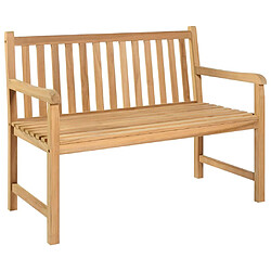 Maison Chic Banc de jardin | Banquette de jardin | Chaise Relax 114 cm Bois de teck solide -MN58571