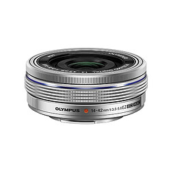 OLYMPUS Objectif M.ZUIKO 14-42 mm f/3.5-5.6 EZ Pancake Silver OLYMPUS Objectif M.ZUIKO 14-42 mm f/3.5-5.6 EZ Pancake Silver GARANTI 2 ans