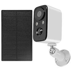 Caméra de surveillance + Panneau solaire 1.5W Détection PIR Étanche IP65 LinQ