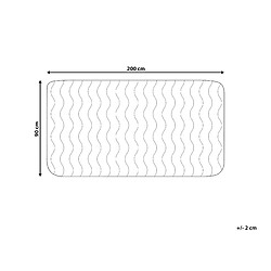 Avis Beliani Microfibre Surmatelas 90 x 200 cm Tailles Différentes