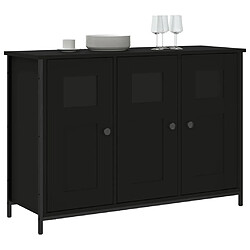 Avis Maison Chic Buffet,Meuble de Rangement,commode pour salon,Cuisine noir 100x35x70 cm bois d'ingénierie -MN84392