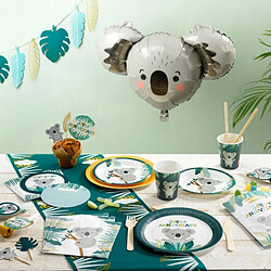 Avis Paris Prix Ballon Gonflable Métallisé Tête de Koala 67cm Gris