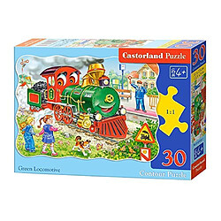 Castorland Green Locomotive Jigsaw Puzzle (30 Piece)