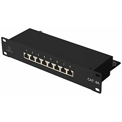 Panneau de brassage Renkforce RF-4870828 8 ports CAT 6a 