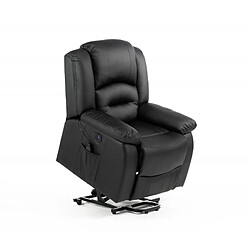 Eco-De 8198UP N Fauteuil de Massage releveur Maximum Noir