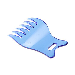 Acheter Peigne de cheveux gras de cheveux dentaires large en plastique de style coiffant peignes bleus