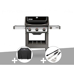 Barbecue gaz Weber Spirit II E/310 + plancha + Housse + Kit ustensiles 3 pièces Better