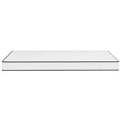 Avis vidaXL Matelas en mousse moyennement doux 100x200 cm