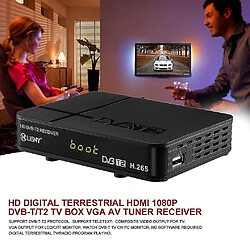 Universal Récepteur satellite HDMI 1080p DVB-T/T2 numérique terrestre HD Récepteur tuner VGA AV