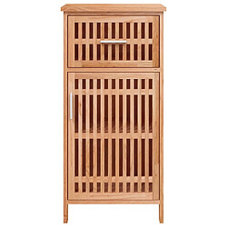 Helloshop26 Armoire de salle de bain 42 x 29 x 82 cm bois massif de noyer 02_0006544