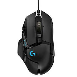 Logitech G502 Hero Wired noir droitier filaire USB 25600 DPI souris de jeu