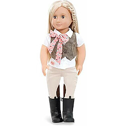 Our generation Doll by Battat- Leah 18 Regular Non-Posable Equestrian Horse Riding Doll- for Ages 3 & Up