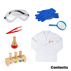 Bigjigs Toys Costume et accessoires de scientifique