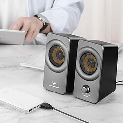 Avis Universal X5 Multimédia Surround Stéréo Ordinateur de bureau Ordinateur de bureau 3.5mm Mini Haut-parleur | Haut-parleurs portables