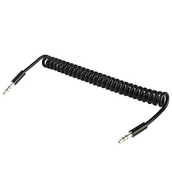 Wewoo Câble 3.5mm Mâle à Jack Coiled Earphone / Printemps Cabale, Longueur: 20cm peut être prolongé 80cm 