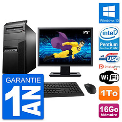 PC Tour Lenovo M93p Ecran 19" Intel G3220 RAM 16Go Disque 1To Windows 10 Wifi · Occasion 