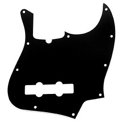 3-Ply Black 10-Hole Jazz Bass Pickguard Fender 