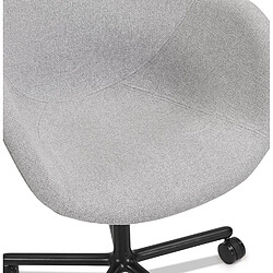 Acheter Alterego Chaise de bureau avec accoudoirs 'ASTRA' gris clair