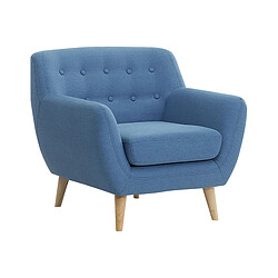 Beliani Fauteuil Bleu MOTALA