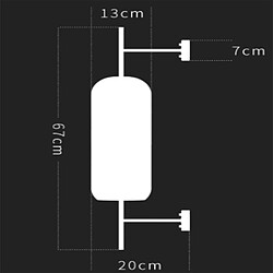 Avis Universal Applique murale salon mansarde décélération fusée couloir allée escalier chambre hôtel maison d'accueil décoration chevet boule de verre applique murale