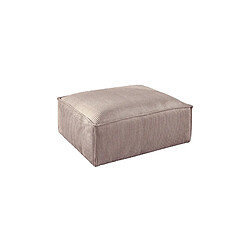 Acheter Lisa Design Stella - pouf en velours côtelé - style contemporain