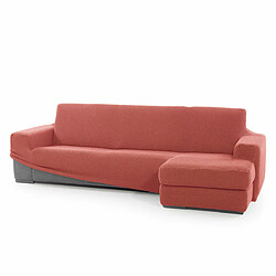 Chaise longue avec bras droit court Sofaskins NIAGARA 210 - 340 cm - Corail