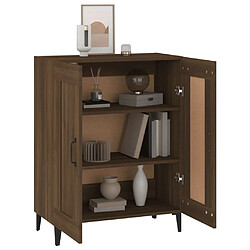 Acheter Maison Chic Buffet,Meuble de Rangement,commode pour salon,Cuisine chêne marron 69,5x34x90 cm bois d'ingénierie -MN58872