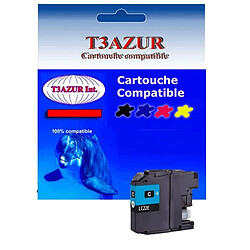 T3AZUR - Cartouche compatible pour Brother LC22E XL Cyan 