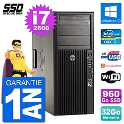 PC Tour HP Z210 Intel Core i7-2600 RAM 32Go SSD 960Go Windows 10 Wifi · Occasion 