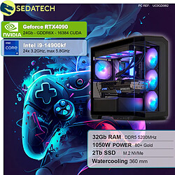 Sedatech PC Gamer • Intel i9-14900KF • RTX4090 • 32Go DDR5 • 2To SSD M.2 • sans OS