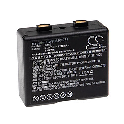 vhbw Batterie compatible avec AEG Teleport K radio talkie-walkie (1200mAh, 7,2V, NiMH)