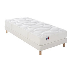 Mes Ensemble Matelas ep20/21cm 348 ressorts 90x190cm + Sommier