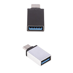 Type C à USB 3.0 Adaptateur Hub, OTG adaptateur 2x USB Type C Mâle À USB Femêlle Adaptateur Hub OTG Support Data Sync