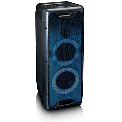 Lenco Enceinte avec jeu de lumières frontal, fonction TW PA-200BK Noir