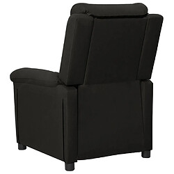 Acheter vidaXL Fauteuil inclinable électrique Noir Tissu