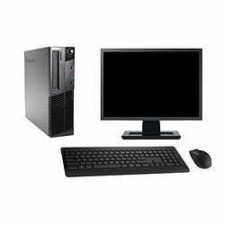 PC Lenovo M92p SFF Ecran 22" Intel i3-2120 RAM 16Go SSD 480Go Windows 10 Wifi - Occasion