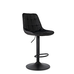 Vivaldi Hocker ARCOS 2 Noir Velours