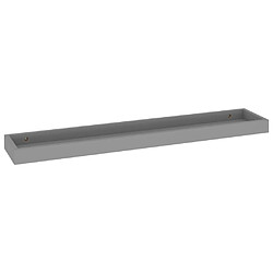 Avis vidaXL Étagères murales Loggia 2 pcs Gris 80x15x4 cm MDF