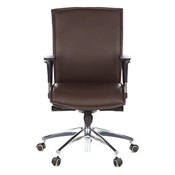 Siège de bureau / Fauteuil de direction MURANO 10, cuir marron clair hjh OFFICE 