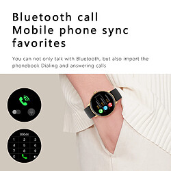 Yonis Montre Connectée Pas Cher Bluetooth 5.0 Étanche Avec Rappel Menstruel