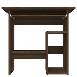 Maison Chic Bureau,Table de travail,bureau de travail pour chambre Chêne marron 80x45x74 cm Bois d'ingénierie -GKD26718 pas cher