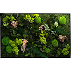 Flowerbox Tableau végétal stabilisé canopé Rectangle 100 x 60 cm. Tableau végétal stabilisé canopé Rectangle 100 x 60 cm