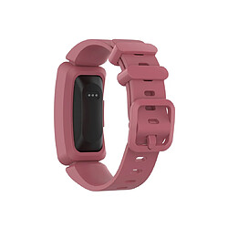 Avis Wewoo Bracelet pour montre connectée Smartwatch avec en silicone Fitbit Inspire HR rouge pastèque