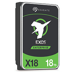 Seagate Technology Exos X18 18To 3.5p 512e/4KN Exos X18 18To HDD SATA 6Gb/s 7200RPM 256Mo cache 3.5p 24x7 SED 512e/4KN BLK