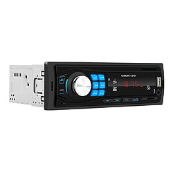 12V FM MP3 USB AUX LCD Radio stéréo de voiture Bluetooth dans le lecteur d'unité de tête de tableau de bord - noir