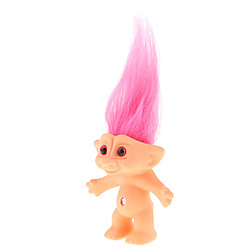 Avis délicat nu poupée troll chanceux mini-figurines de jouets jouets collections rose rouge