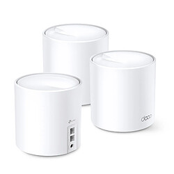 Système WiFi 6 Mesh TP-Link Deco X20 AX1800. Pack 3 unités