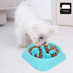 Avis Universal Pet Slow Food Bowl Dog Cat Happy Hunting Bowl Slow Food Breeder Plaque en plastique Elevage sain Facile à nettoyer Accessoires pour animaux de compagnie | Elevage pour chiens